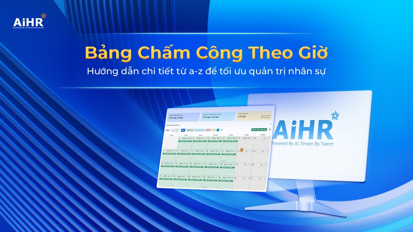 Bảng chấm công theo giờ