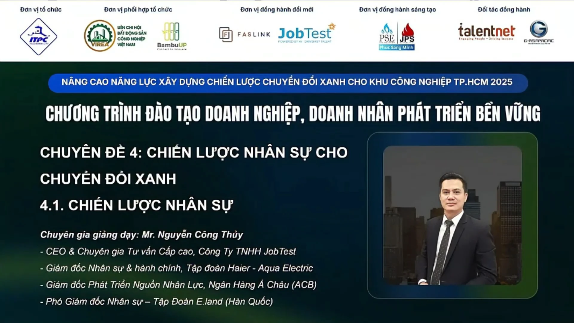 JobTest x BambuUP | Đào tạo doanh nghiệp chuyển đổi xanh: Doanh nghiệp sản xuất và hành trình phát triển bền vững