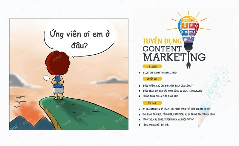 Mẫu thông báo tuyển dụng sáng tạo