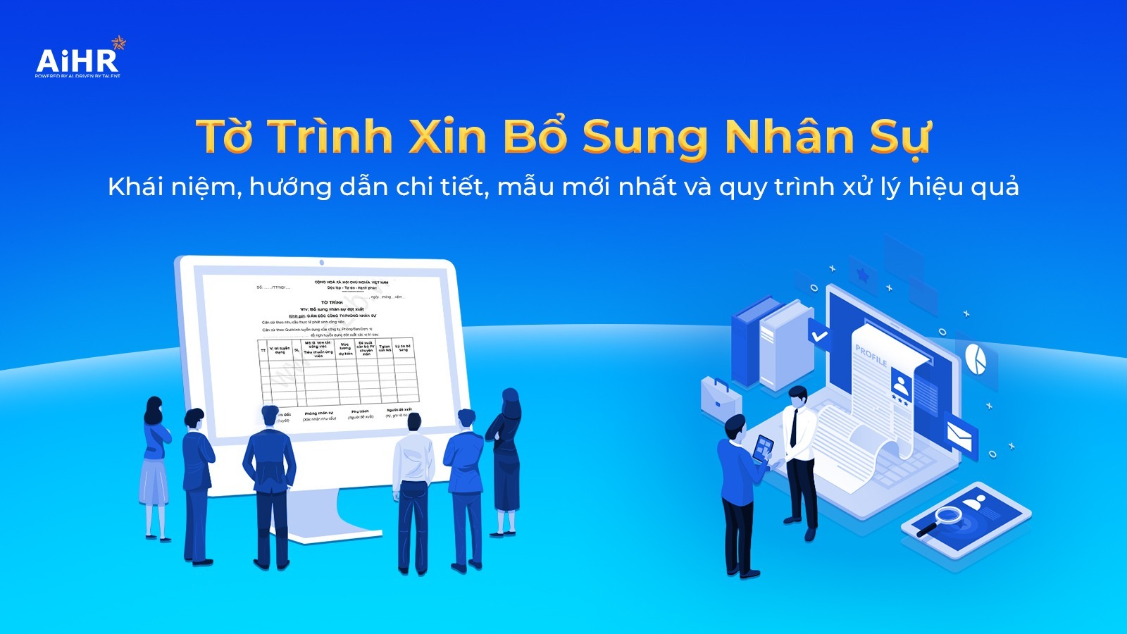 Tờ trình xin bổ sung nhân sự