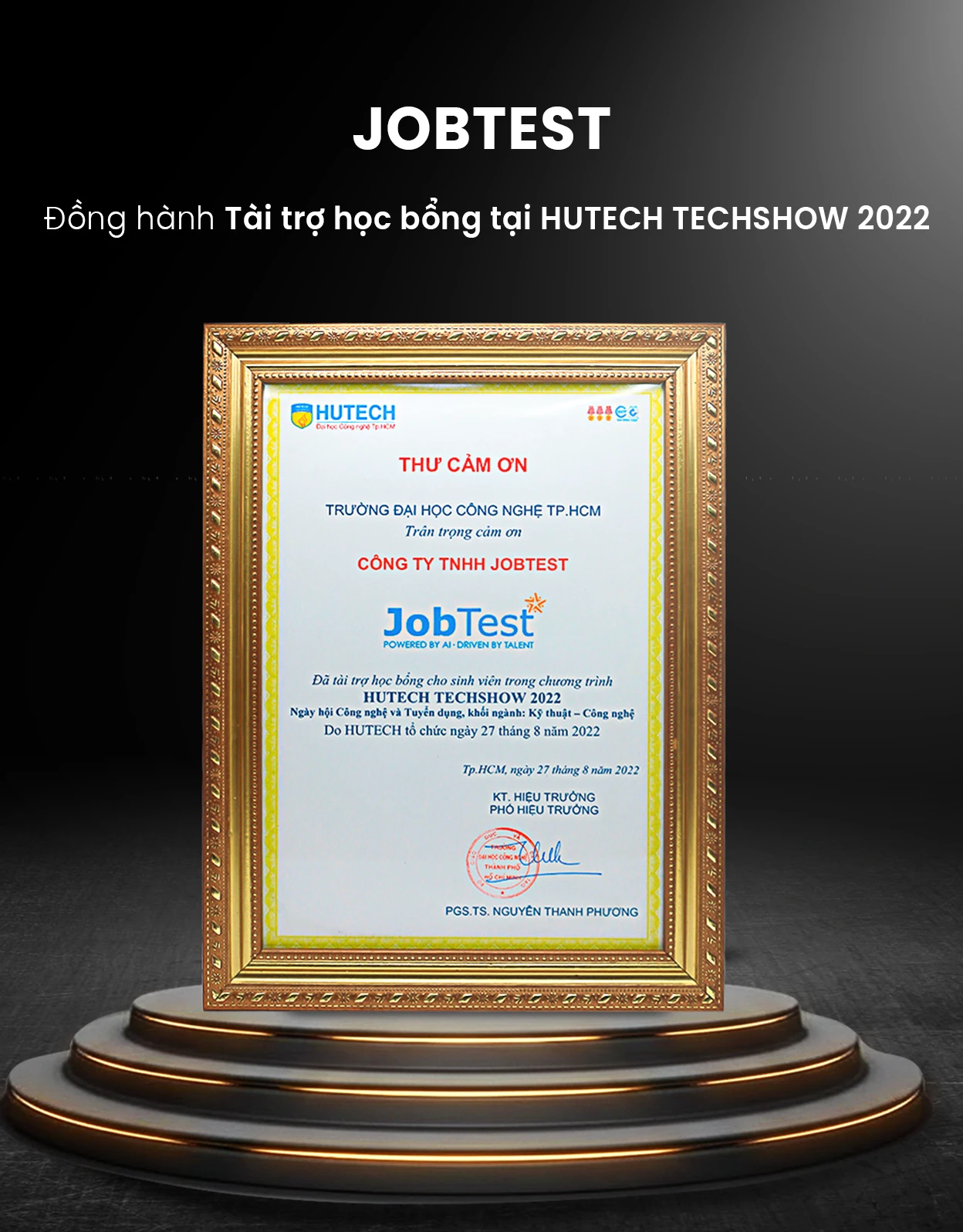 Tài trợ học bổng tại 
