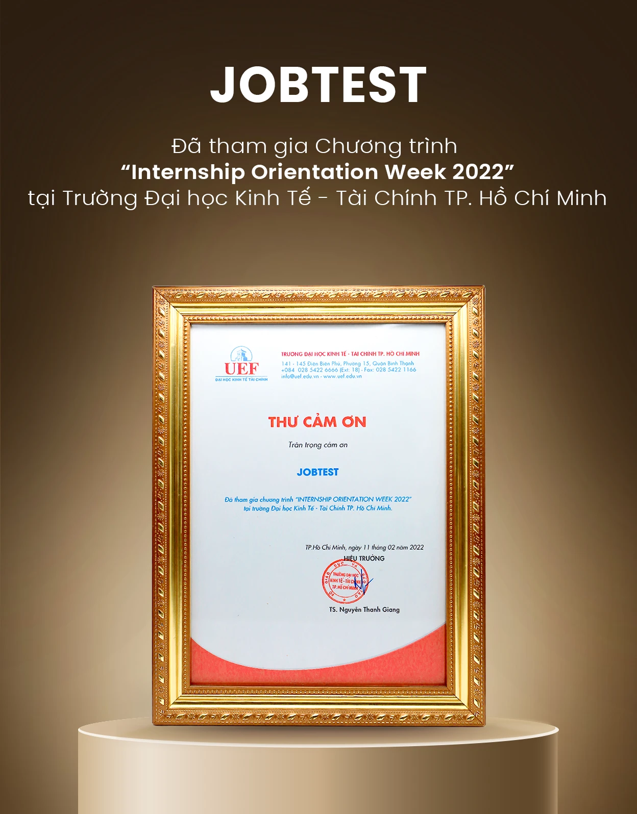 Đồng hành cùng Trường Đại học Kinh tế - Tài chính tại 